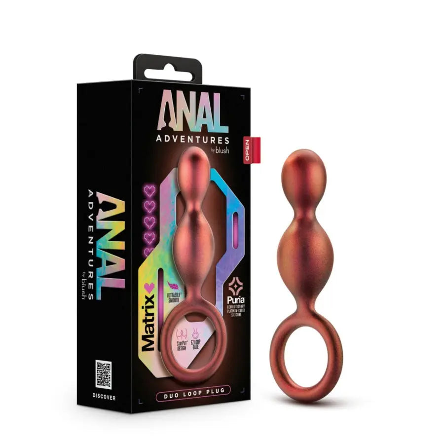 Anal Adventures - Double Loop Plug - 50 Shades of Sex Anal Adventures - Double Loop Plug - 50 Shades of Sex