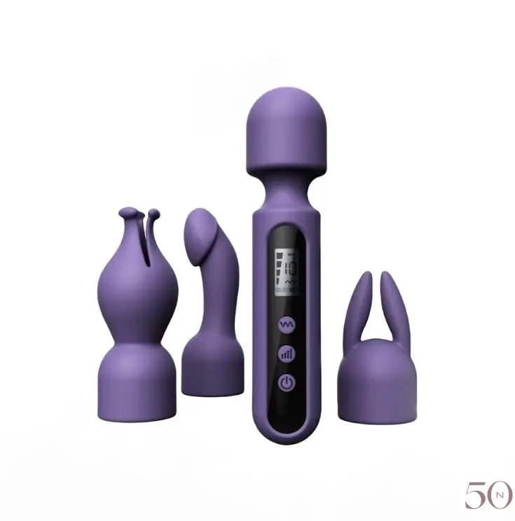 Wand Vibrator Kits with LCD Display - 50 Shades of Sex Wand Vibrator Kits with LCD Display - 50 Shades of Sex