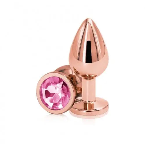 Pink/Gold Anal Plug - Medium