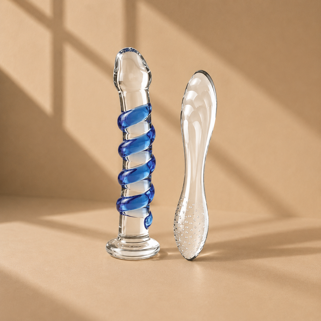 Dildo de verre & métal – Précision et sensations pures.