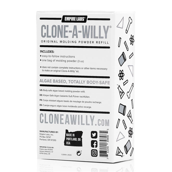 Molding Powder Refill - Clone-A-Willy 50 nuances