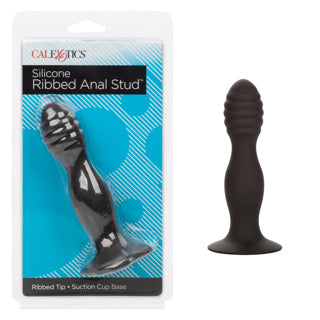 Ribbed Silicone Anal Dildo