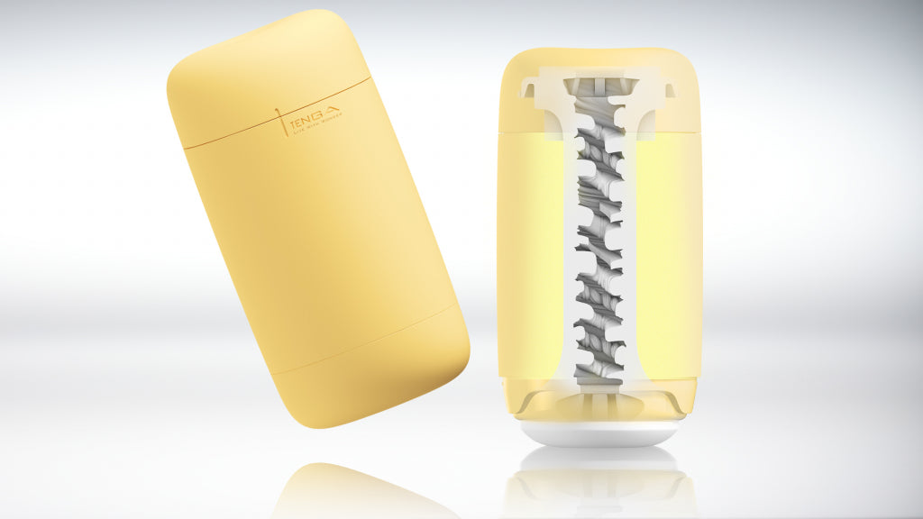 Tenga Puffy Custard Yellow