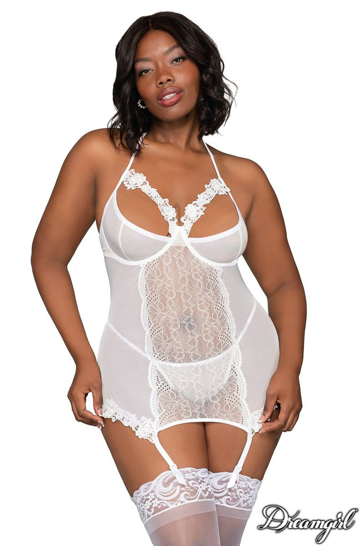 Guêpière Mesh Taille Queen