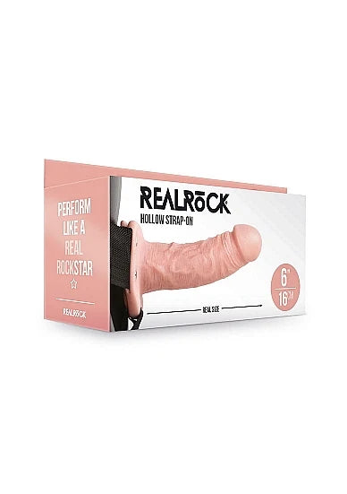 Gode-ceinture creux sans testicules – 15,5 cm