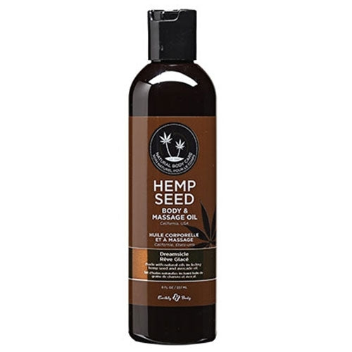 Huile de massage Hemp Seed Dreamsicle    8oz Earthly Body
