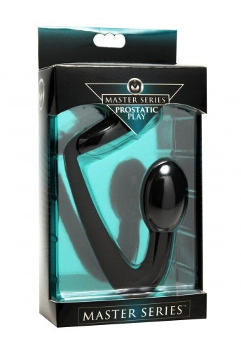Anneau Pénien avec Prostate Plug en Silicone master series
