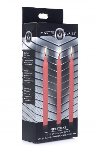 Chandelle paquet de 3 - Rouge Master Series
