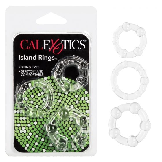Anneaux en silicone transparent - Island Rings calexotics