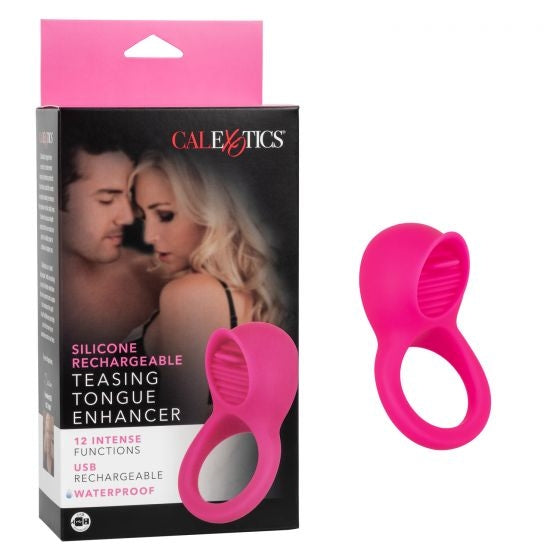 Amplificateur en Silicone Rechargeable à Langue de Taquinerie calexotics
