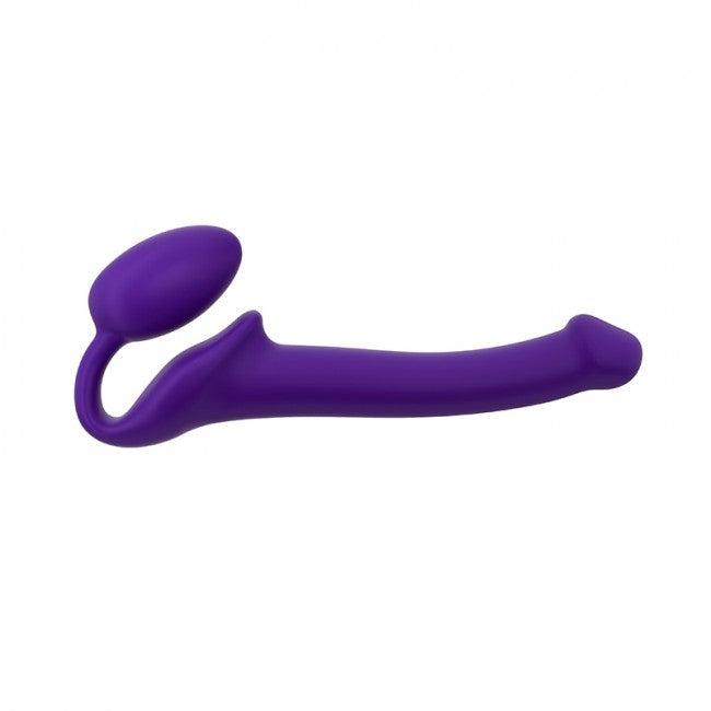 Strap-On réaliste flexible violet - Medium