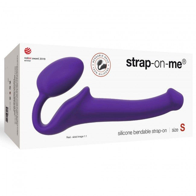 Strap-On réaliste flexible violet - Petit