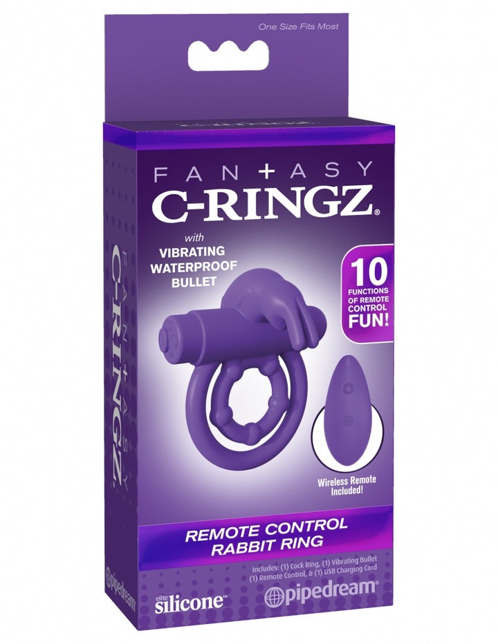 C Ringz - Anneau Lapin Violet à Télécommande