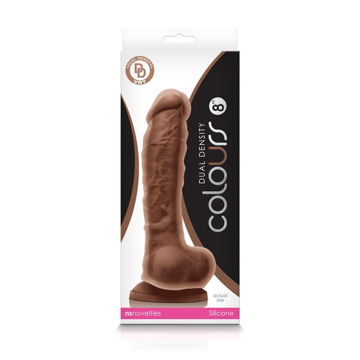 Dildo 8'' - Brun Colours Pleasures
