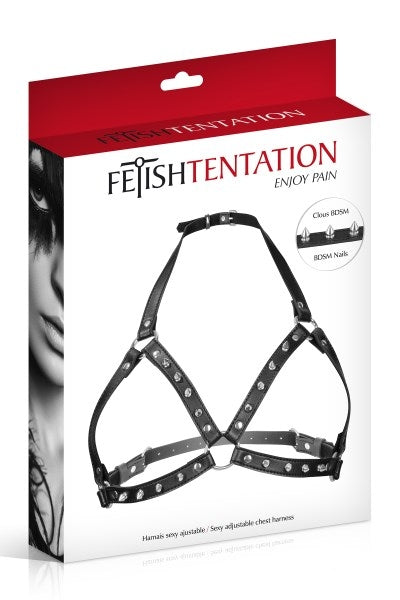 Harnais de Poitrine à Pointes fetish tentation