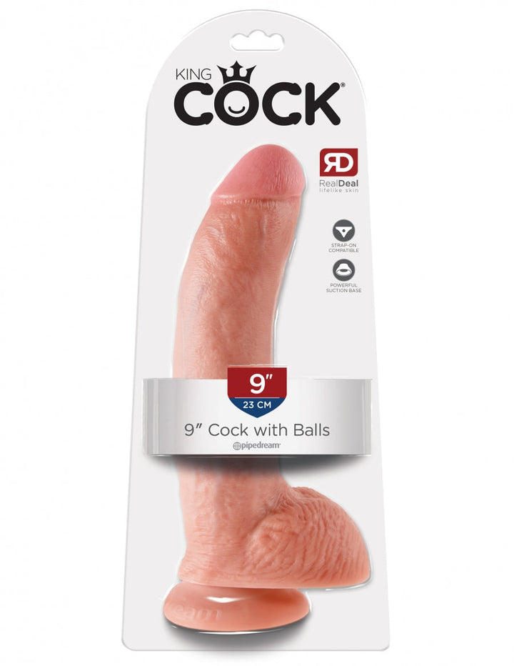 Dildo avec couilles 9'' - King Cock King Cock