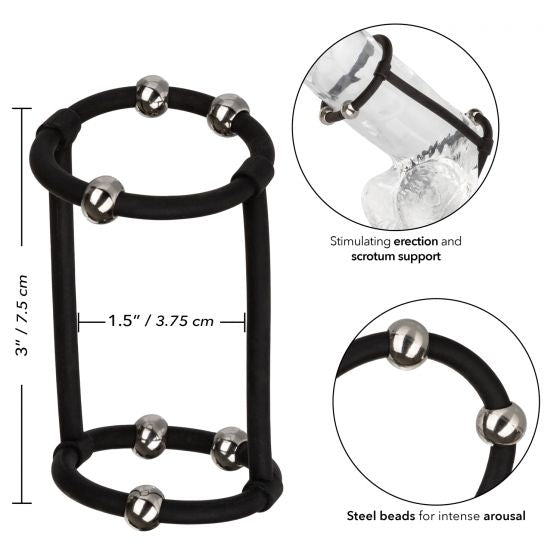 Steel Beaded Silicone Enhancer Cage calexotics