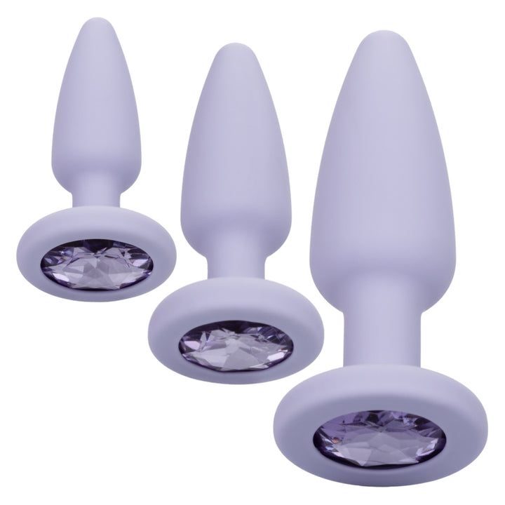 Ensemble pour fesses en cristal - Violet