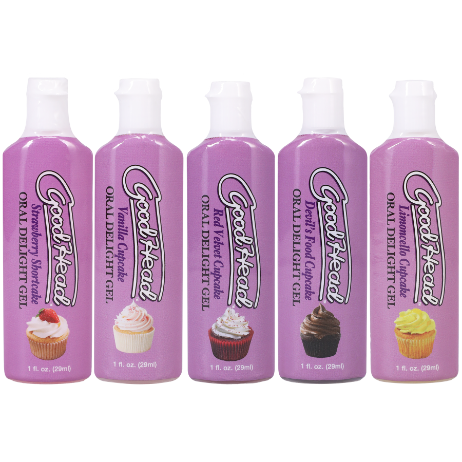 Gel Délice Oral Cupcakes - paquet de 5 Doc Johnson
