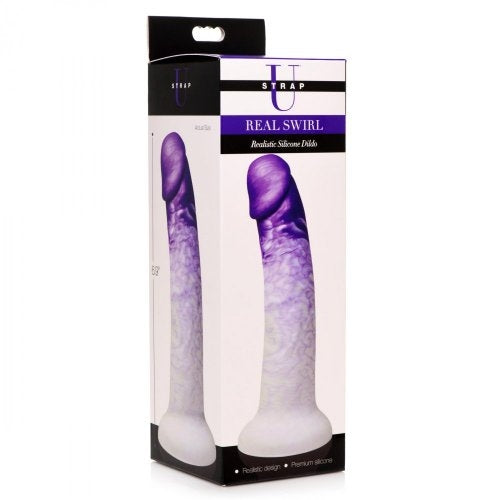 Dildo en Silicone Réaliste à Spirales