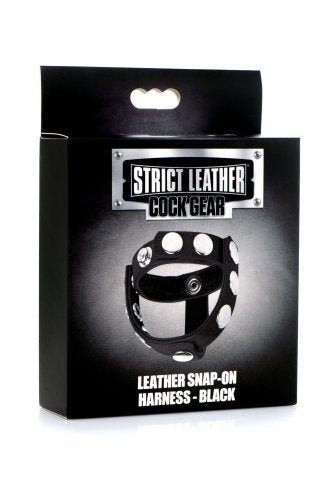 Leather Snap-On Cock Harness xr brands