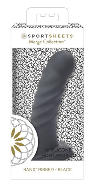 Banx Ribbed Dildo Creux 8"