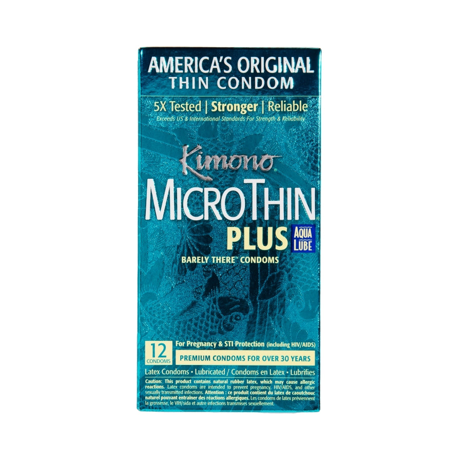 Condoms Minces avec lubrifiant - Boite de 12 Kimono