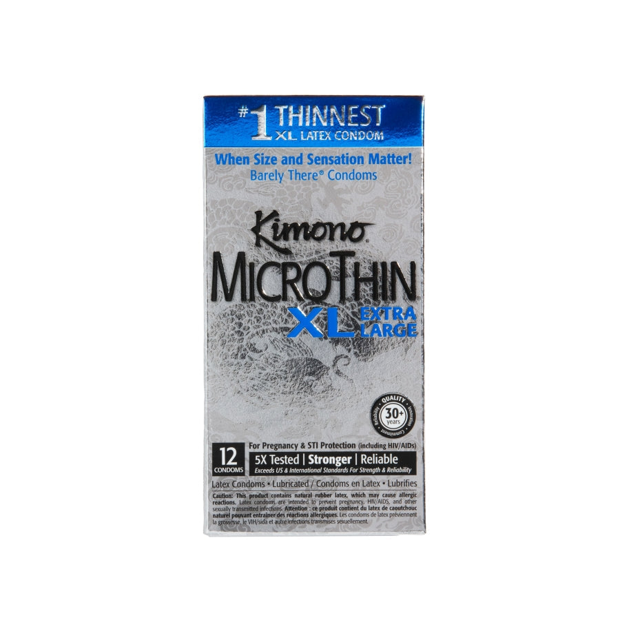 Condoms Mince Extra Large - Boite de 12 Kimono