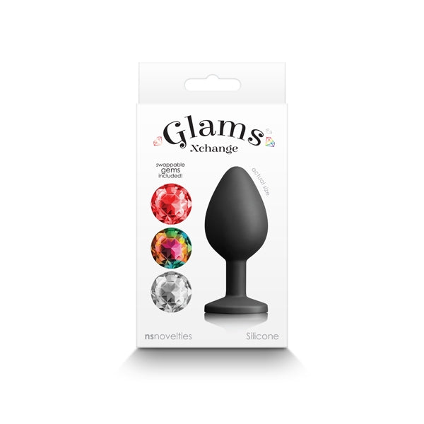Plug Anal avec Bijou Interchangeable Medium