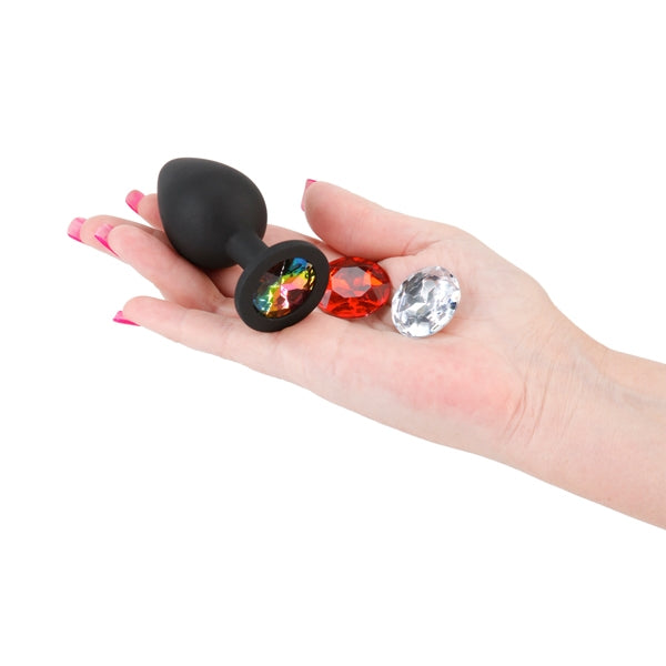 Plug Anal avec Bijou Interchangeable Medium