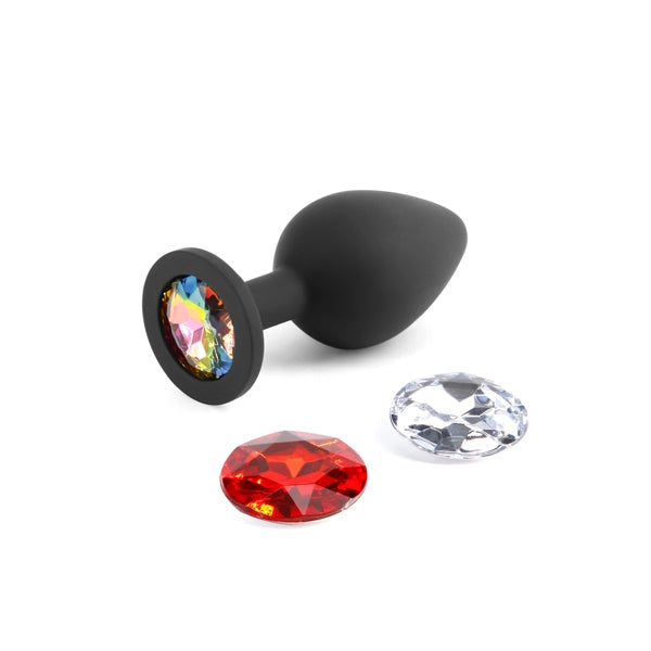Plug Anal avec Bijou Interchangeable Medium