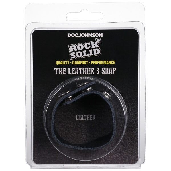 The Leather 3 Snap Doc Johnson
