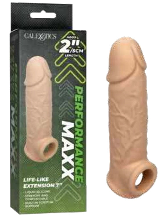 Extension réaliste Performance Maxx 7" - Ivoire calexotics