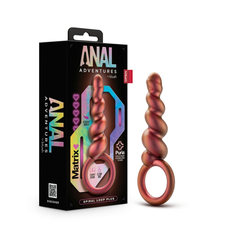 Anal Adventures - Plug à Boucle Spirale