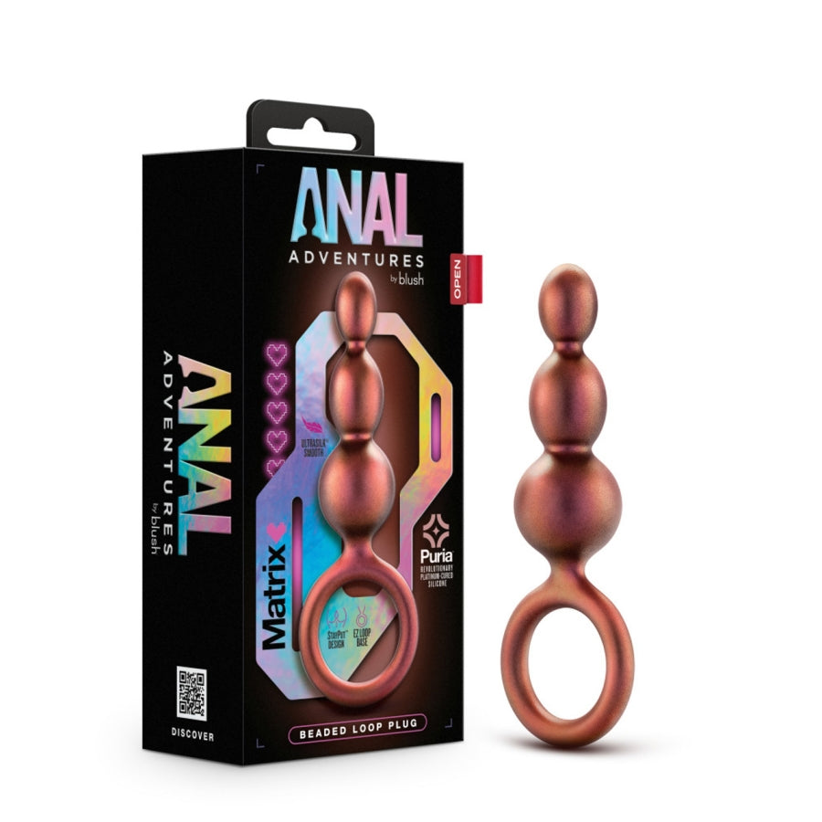 Anal Adventures - Plug à Boucles Perlées