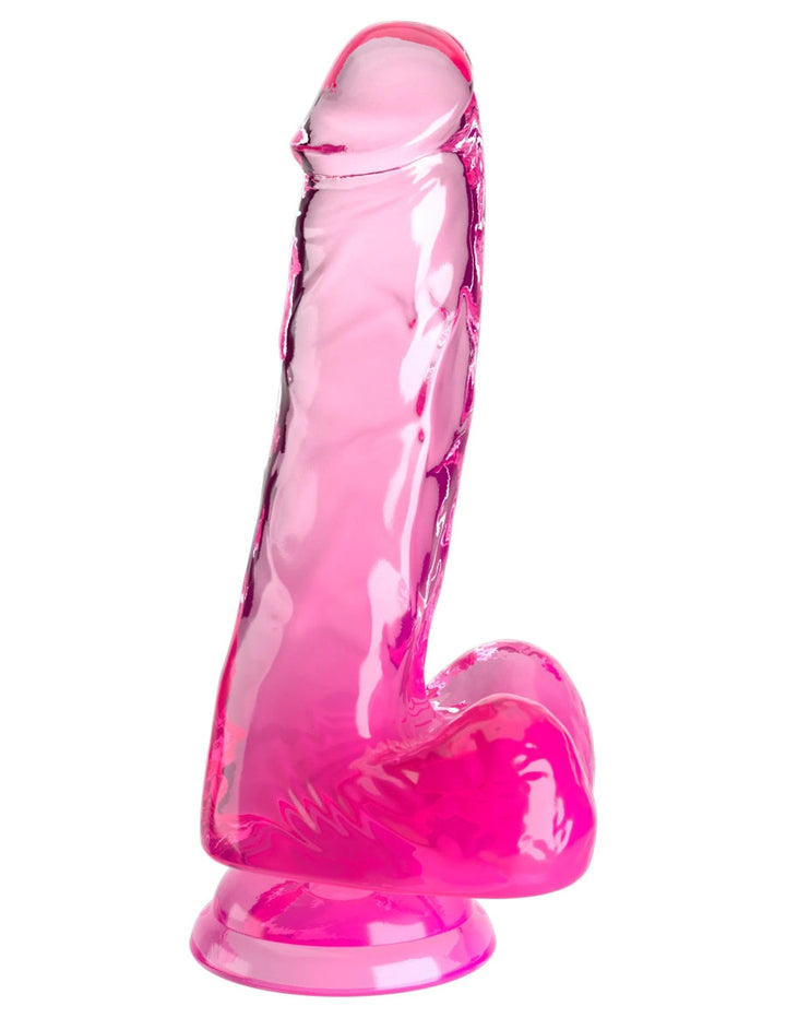 Dildo de couleur 6" avec testicules King Cock
