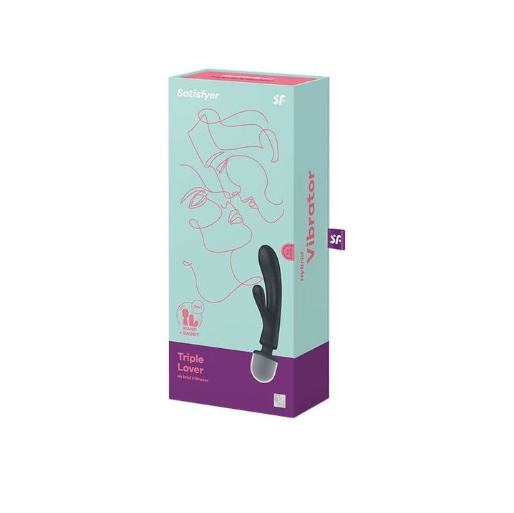 Amant Triple - Noir satisfyer