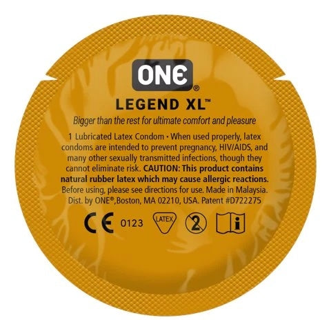 Condom Legend XL - Vendu en vrac à l'unité ONE