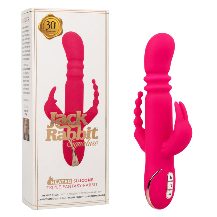 Lapin Triple Vibrant et Chauffant