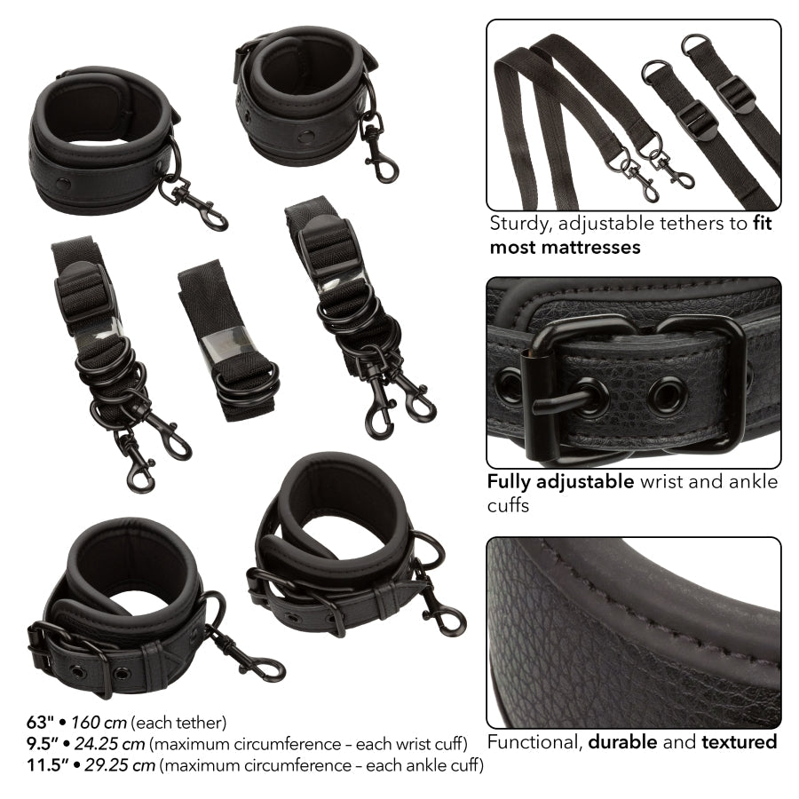 Nocturnal Kit de Bondage Universel pour le Lit Nocturnal Collection