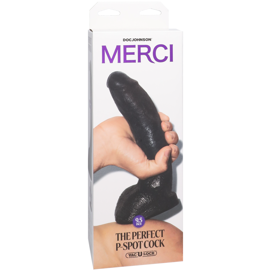 Parfait P-Spot avec Ventouse Amovible - Noir