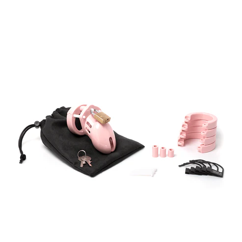 Kits de chasteté - Kit CB-6000S Rose avec une longueur de cage de 2 1/2 pouces CB-X