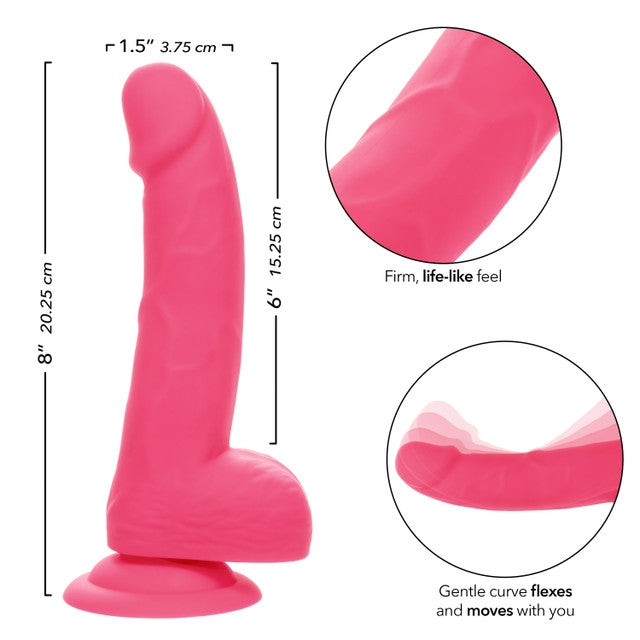 Studs - Dildo Silicone Néon - Rose