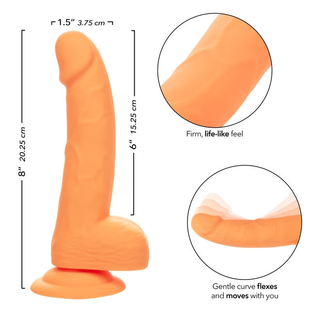 Studs - Dildo Silicone Néon - Orange calexotics