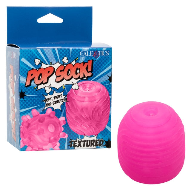 Chaussette élastique - Masturbateur Texturé - Rose calexotics