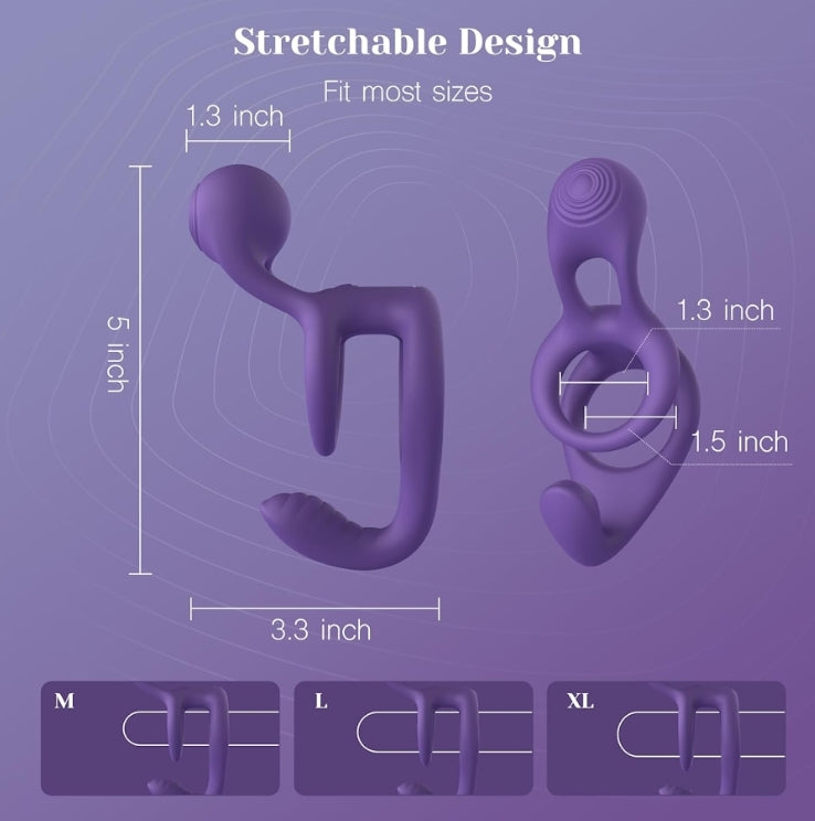 Anneau pénien en silicone intégral