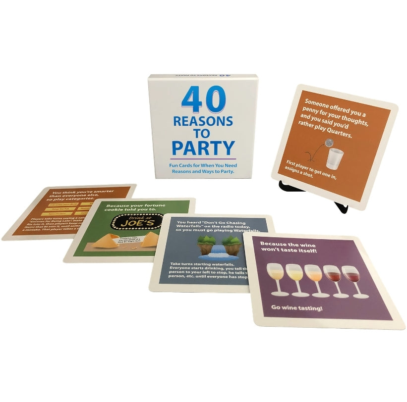 Jeux à Boire - 40 Raisons de Faire la Fête Kheper Games