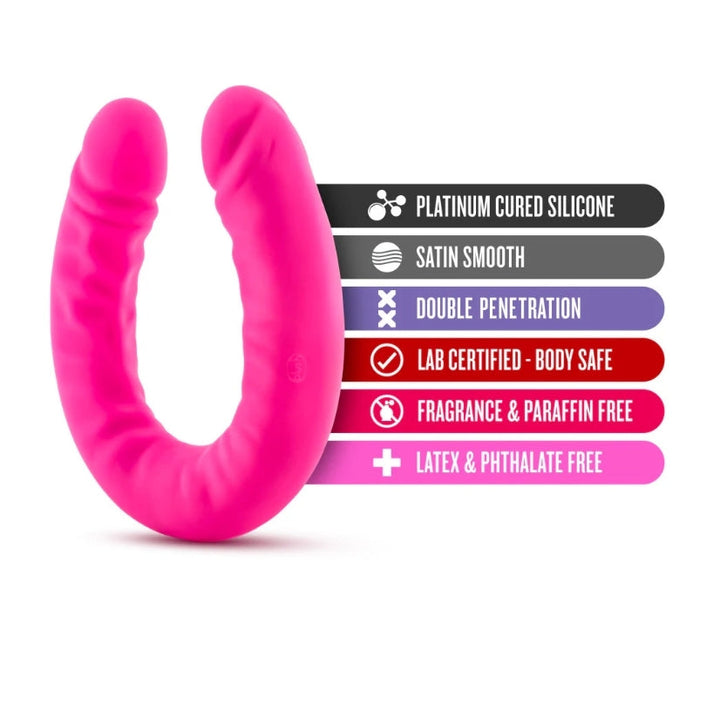 Double dildo 18" Blush