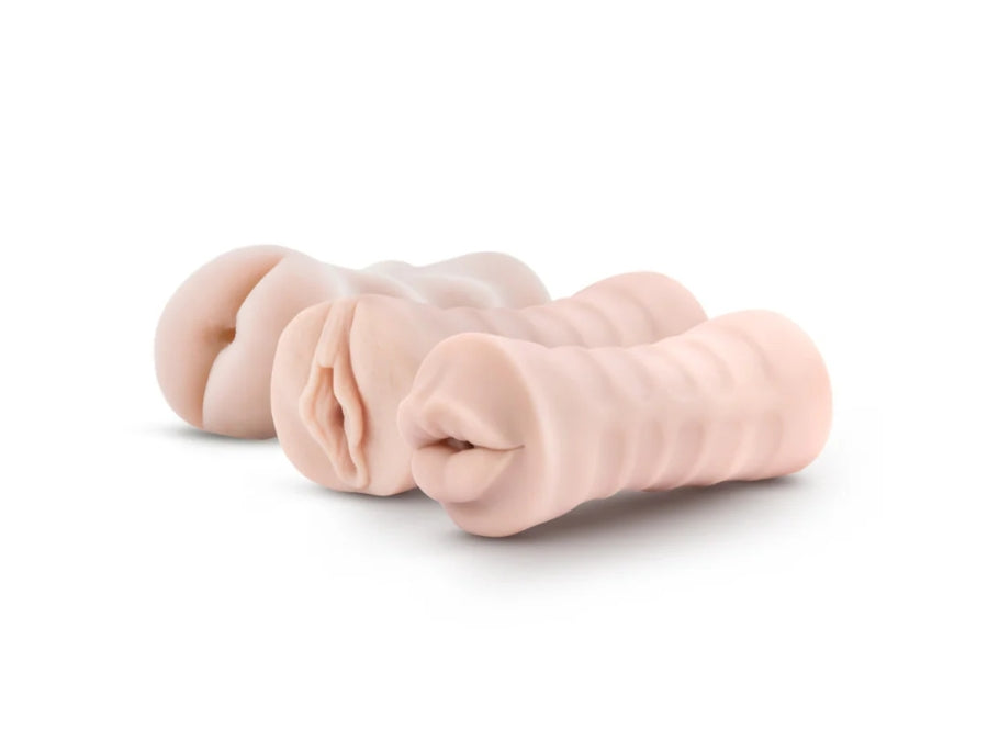 Ensemble de 3 Manchons Vibrants Auto-Lubrifiants 50 nuances de sex