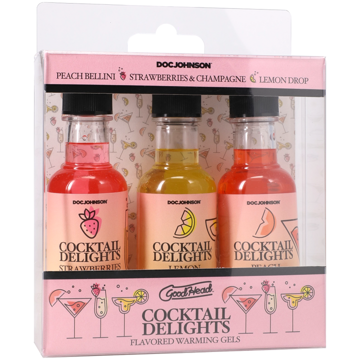 Délices des cocktails gels chauffants Doc Johnson